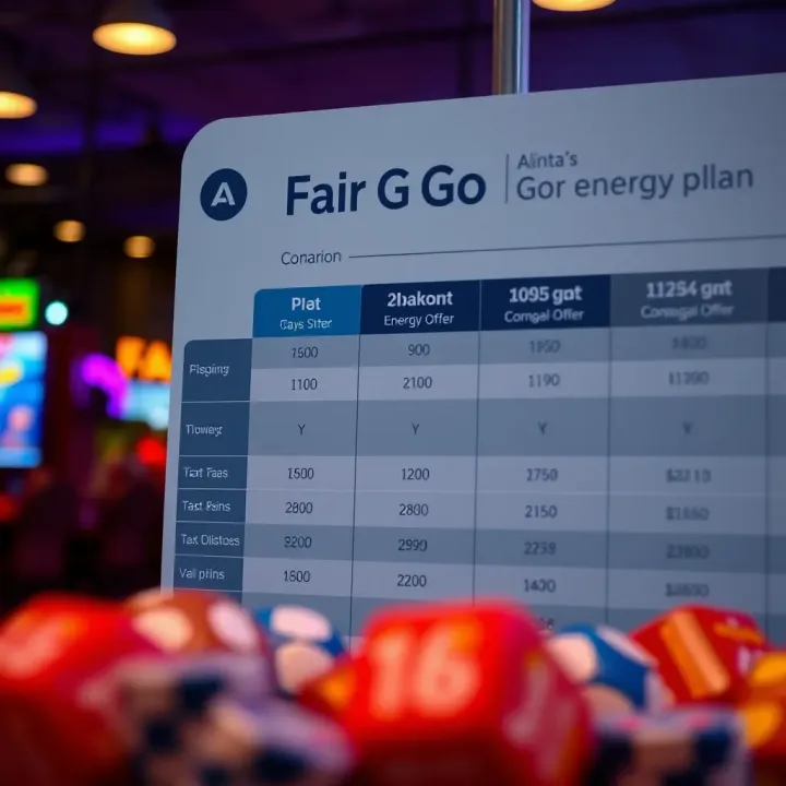 Comparison of Alinta's Fair Go Energy Plan with Other Offers Comparison chart contrasting Alinta's Fair Go energy plan with other competitive energy offers