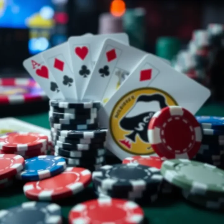 Collection of casino chips, cards, and digital payment icons symbolizing secure transactions