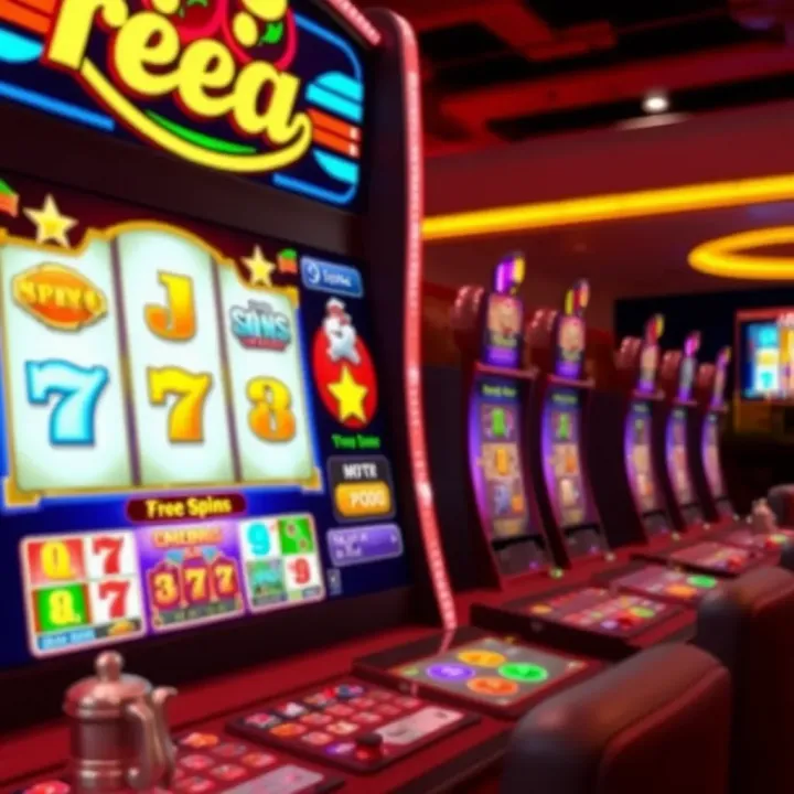Australian casino interface showing top games available with free spins