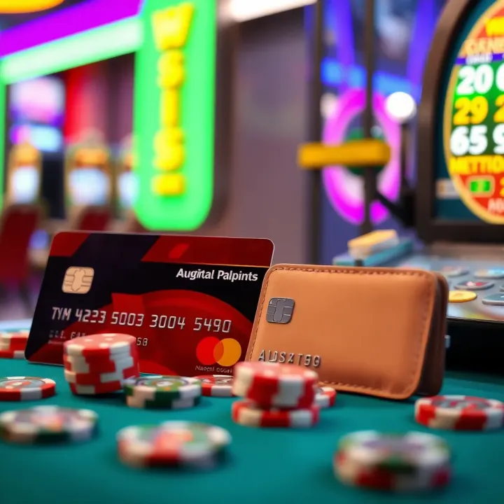 Secure payment methods icons including credit card and digital wallet for pokies players