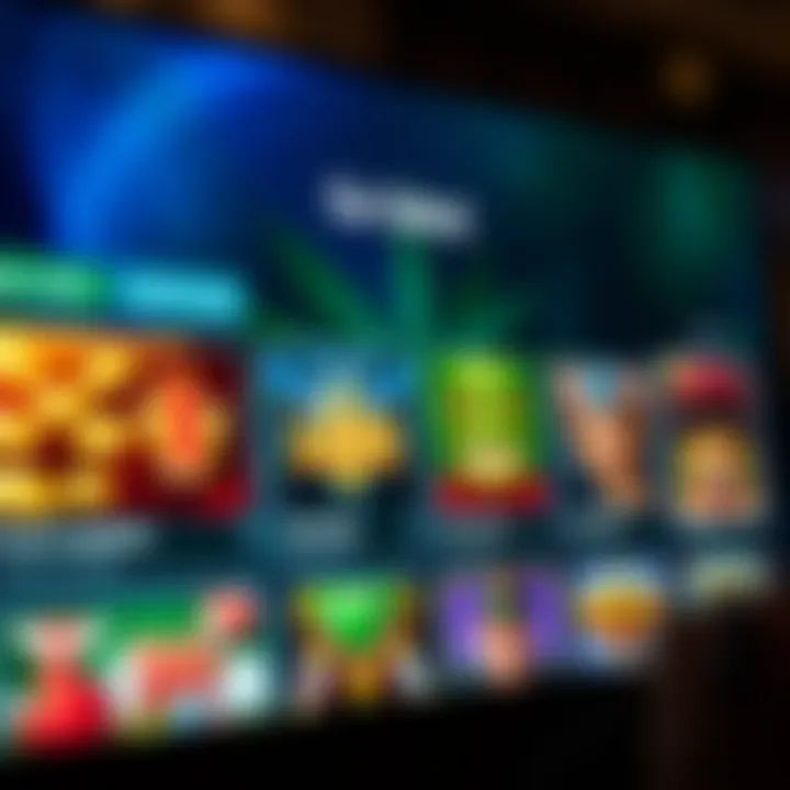 Interface showing game selection options on Better Than Fair Go Casino platform