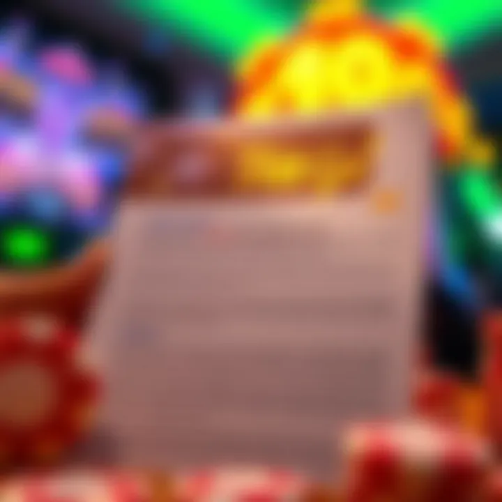 Illustration showing key terms and conditions of a betting bonus offer with icons