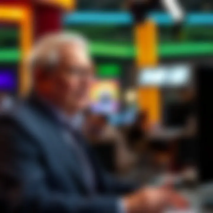 Brian Edwards speaking passionately on the set of Australian consumer affairs television program Fair Go