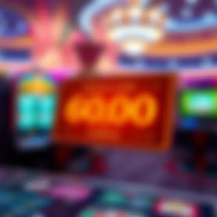 Illustration of a digital bonus code unlocking rewards on a casino gaming platform