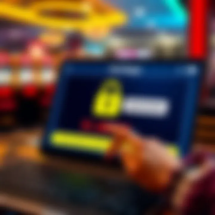 Illustration of a secure online transaction with bonus code input