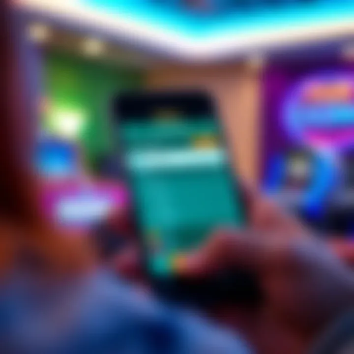 Mobile device showing account management section within the Fair Go Casino app