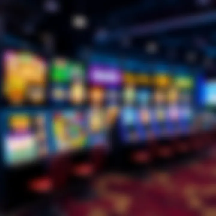 Colorful casino game icons representing a variety of slots and table games at Fair Go Casino AUD