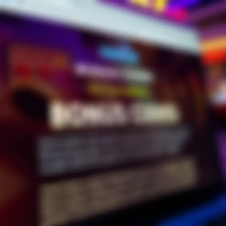 Digital interface displaying bonus code entry and terms and conditions on a casino website