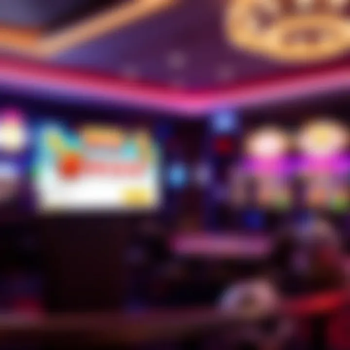 Illustration of digital coupons available for online casino promotions