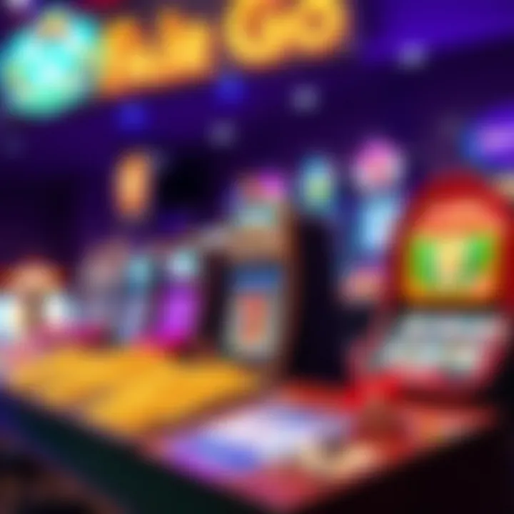 Display of various casino games available at Fair Go Casino including slots and table games