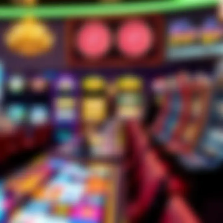 Collection of diverse casino games available at Fair Go Casino showing vibrant slot machines and card games