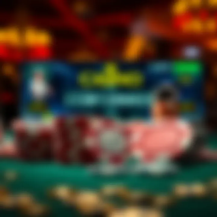 Illustration of Fair Go Casino's no deposit bonus code concept with casino chips and digital code elements