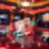 Colorful casino chips and playing cards on a polished table symbolizing online casino bonuses