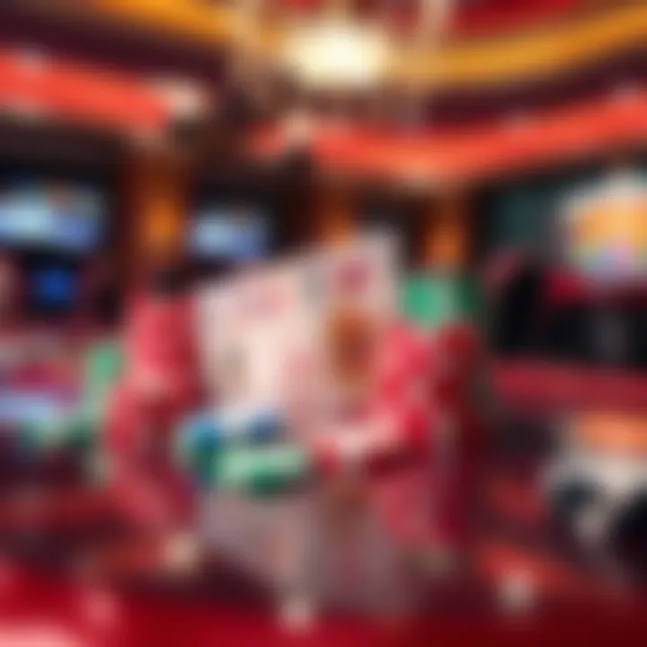 Colorful casino chips and playing cards on a polished table symbolizing online casino bonuses