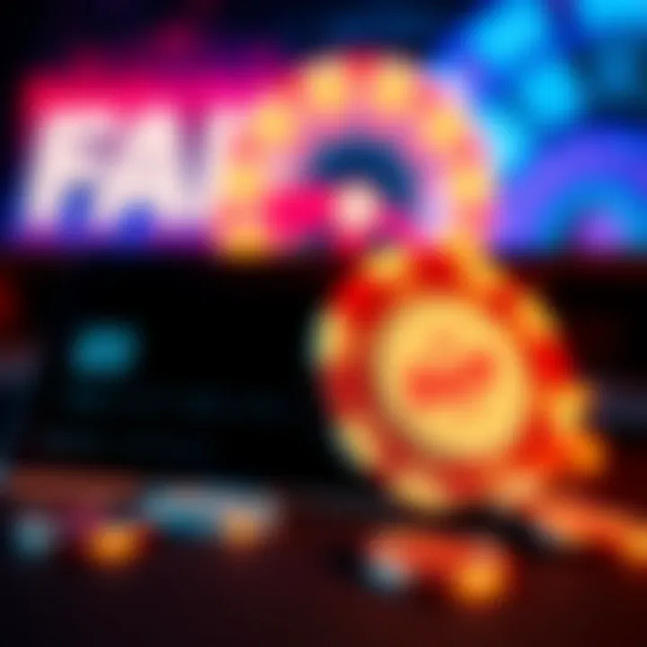 Illustration of a casino chip and credit card representing no deposit bonus codes at an online casino