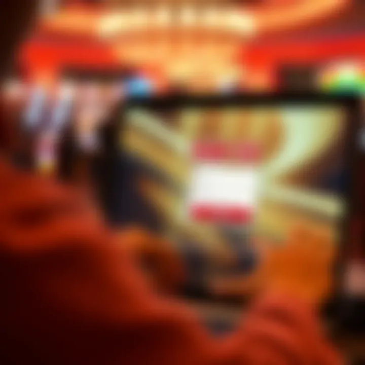 User logging into Fair Go Casino on a laptop with secure login screen visible