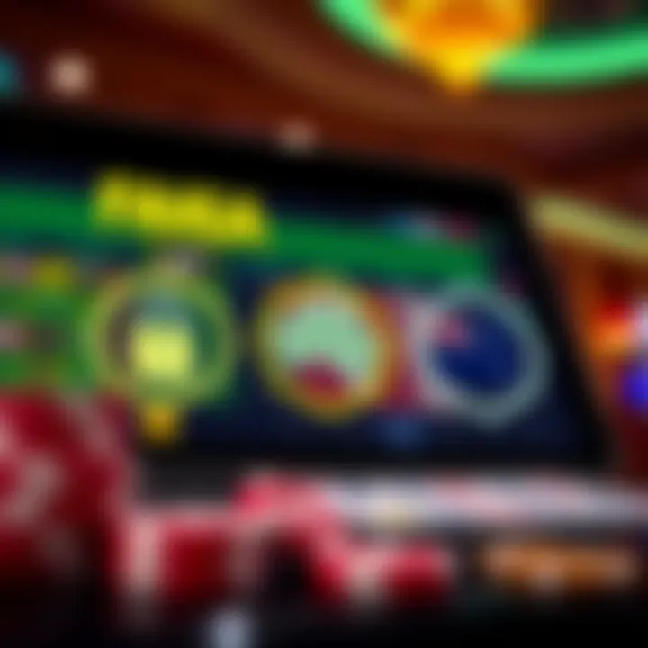 Secure payment icons and Australian dollar symbols representing reliable and safe transaction methods at an online casino