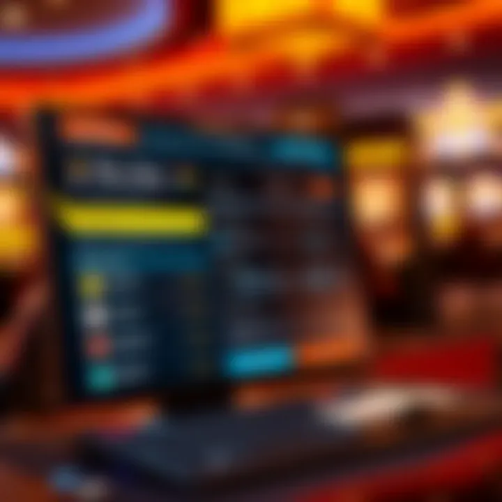 Secure online casino interface showing user account and bonus redemption options