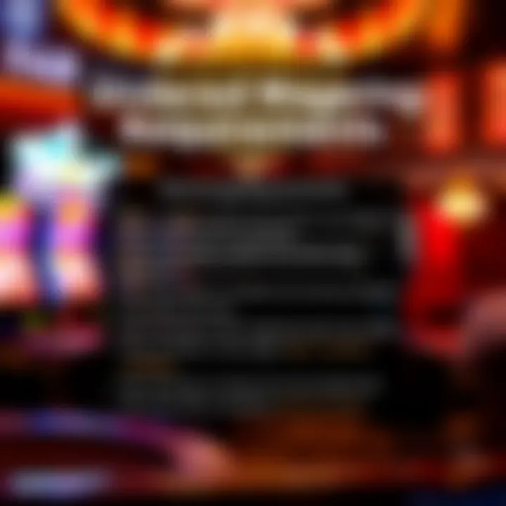 Graphic depicting wagering requirements and terms for a casino bonus offer