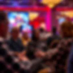 Community members engaged in a lively discussion at a forum focused on social and economic topics