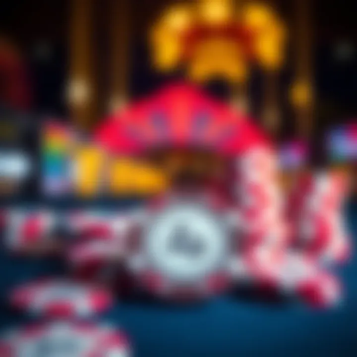 Illustration showing digital codes and casino chips representing Fair Go free chip codes for online gaming