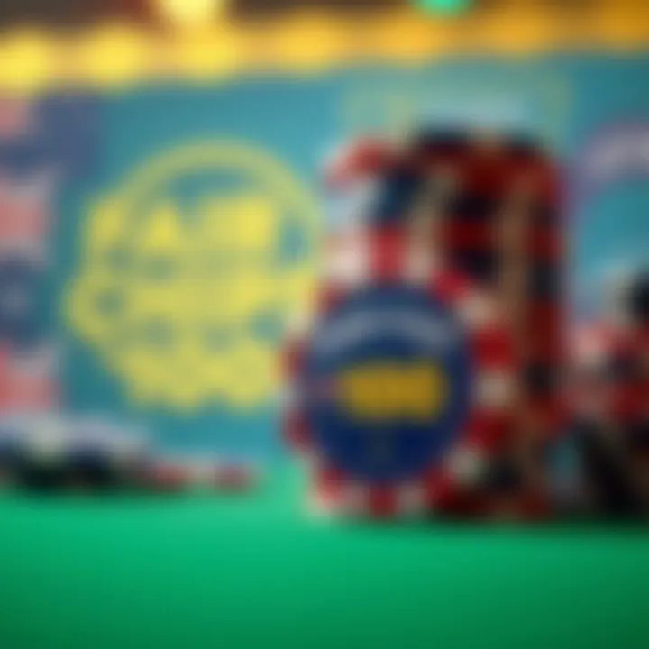 Promotional banner showing vibrant chips with Australian flag colors representing the Fair Go Free Chip 100 campaign