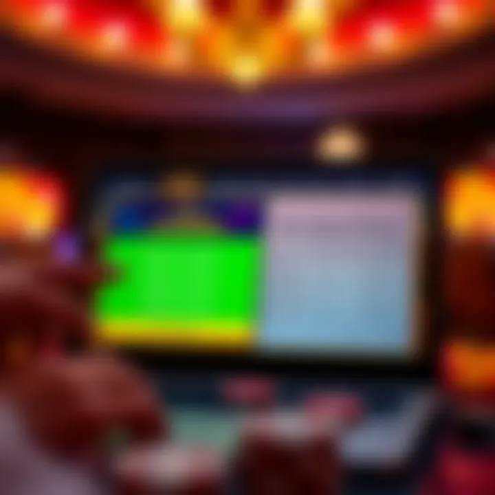 Online casino interface showing bonus claim options and wagering details
