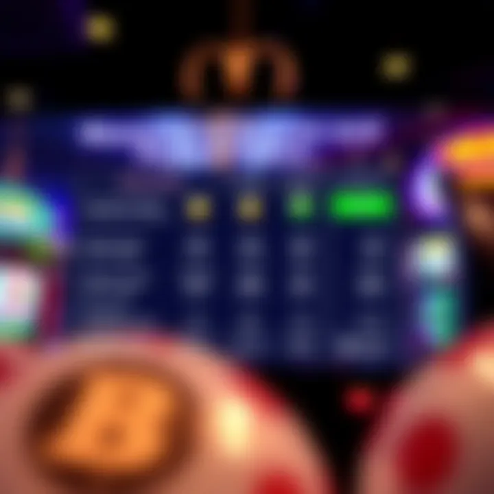 Online casino interface displaying bonus offers and payout percentages for pokies games