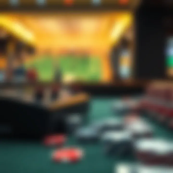 Conceptual illustration of responsible gaming with a focus on balance and control in online betting