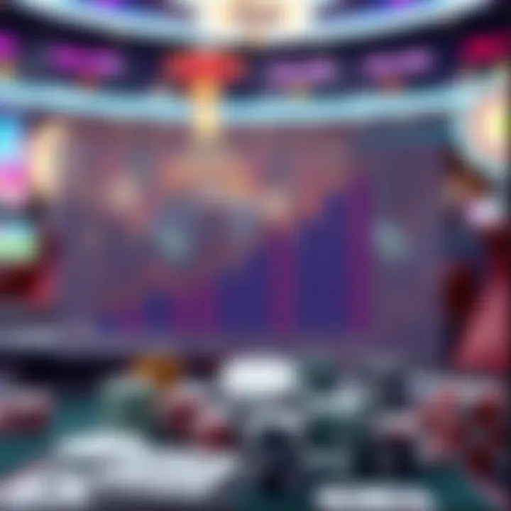 Illustration showing affiliate marketing growth charts and digital promotional tools