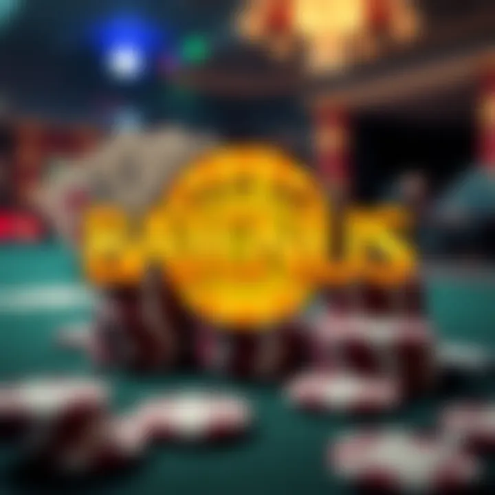 Illustration showing the Fair Go Casino welcome bonus offer with casino chips and playing cards