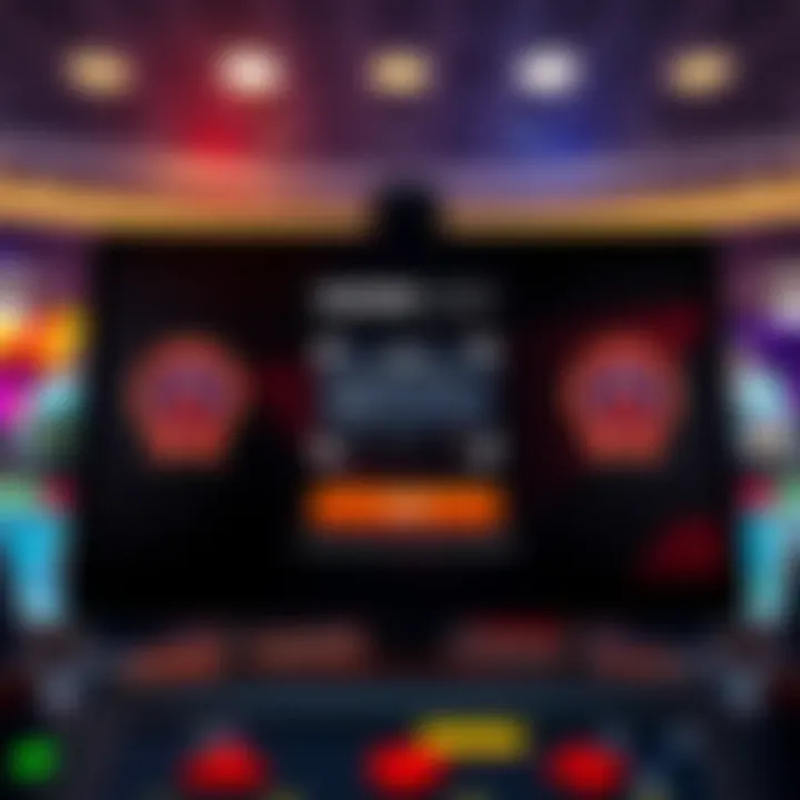 Secure online casino login screen featuring encrypted connection symbols and security badges