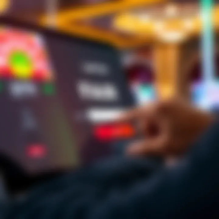 User entering login credentials on a secure online finance platform