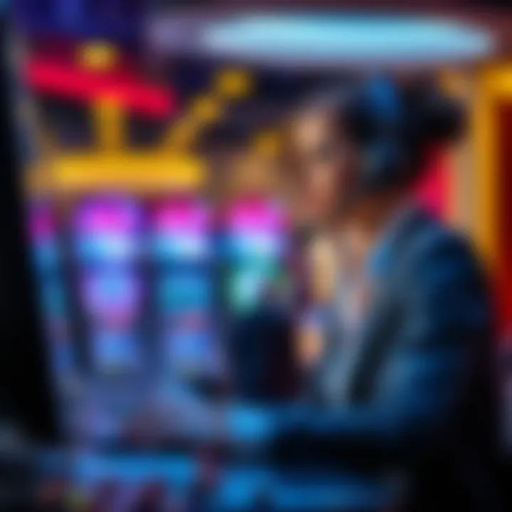 Customer service representative assisting a client through a phone call