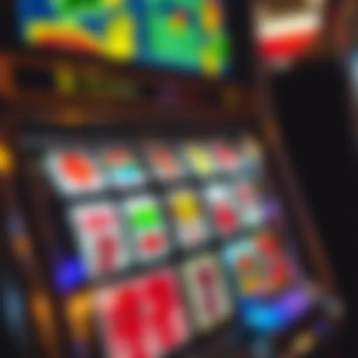 Classic Australian pokies machine displaying colorful reels with various symbols