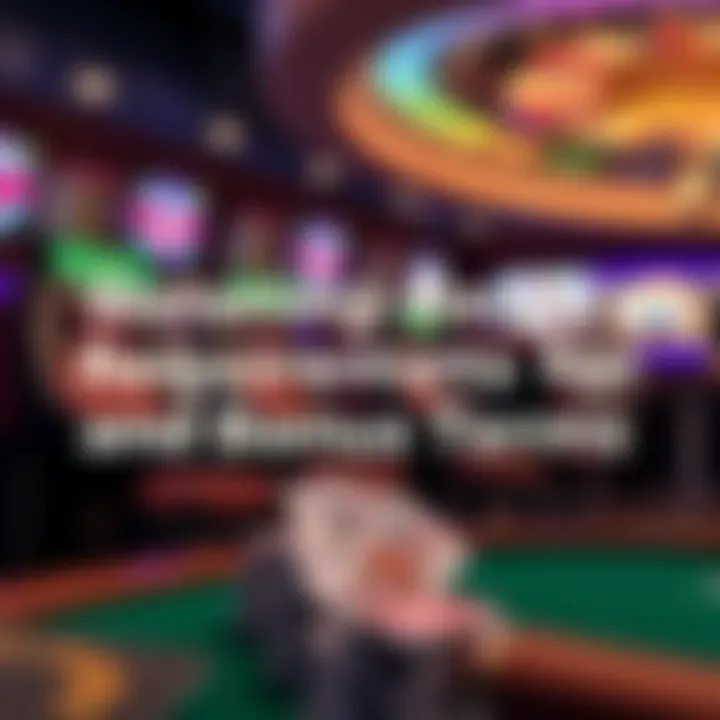 Graphic depicting wagering requirements and bonus terms for casino promotions