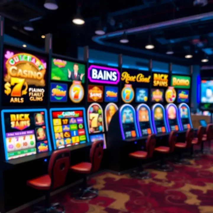 Colorful casino game icons representing a variety of slots and table games at Fair Go Casino AUD