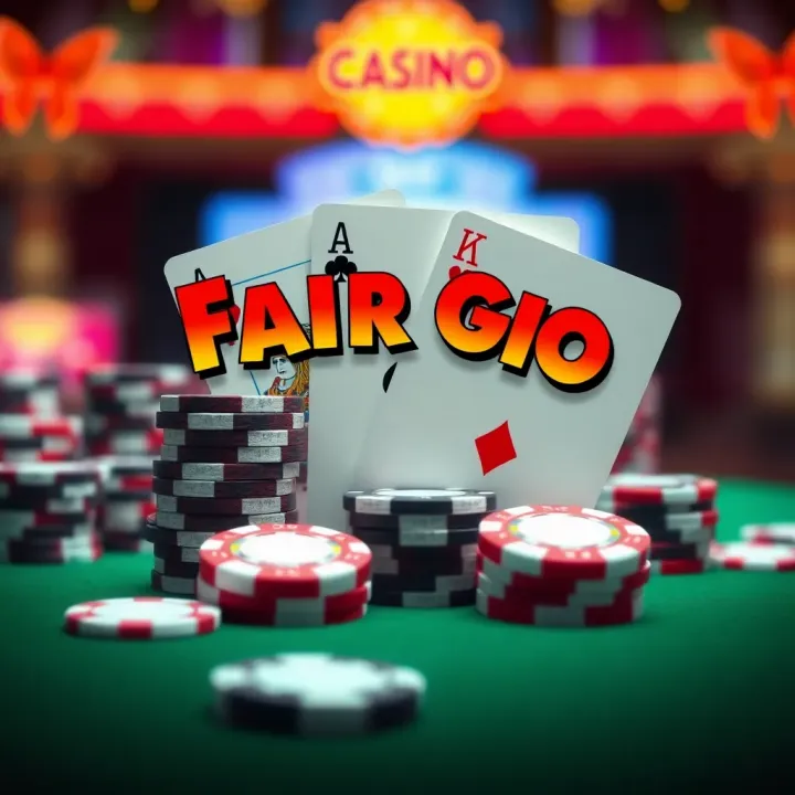 Bright casino chips and playing cards symbolizing bonus opportunities at Fair Go Casino