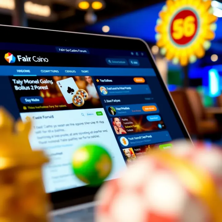 Online forum interface showing discussion threads about pokies and casino bonuses
