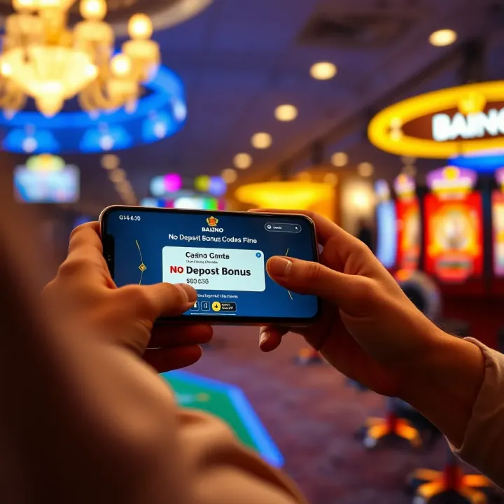 How to Redeem No Deposit Bonus Codes at Fair Go Casino Casino player entering bonus code on a mobile device to claim no deposit offer at Fair Go Casino