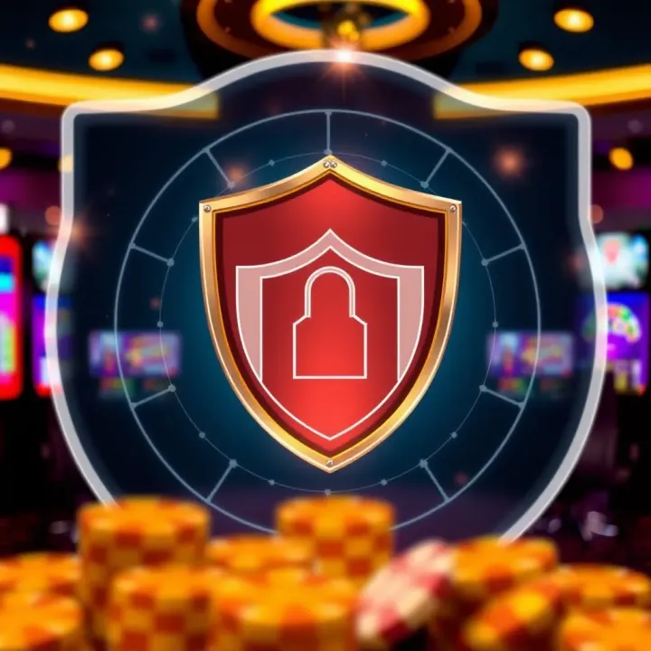 Security shield graphic representing enhanced protection and verification through scan technology at Fair Go Casino