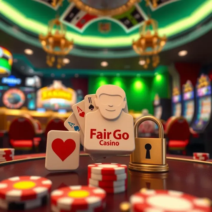 Secure payment methods and customer support symbols against a backdrop of Australian casino elements