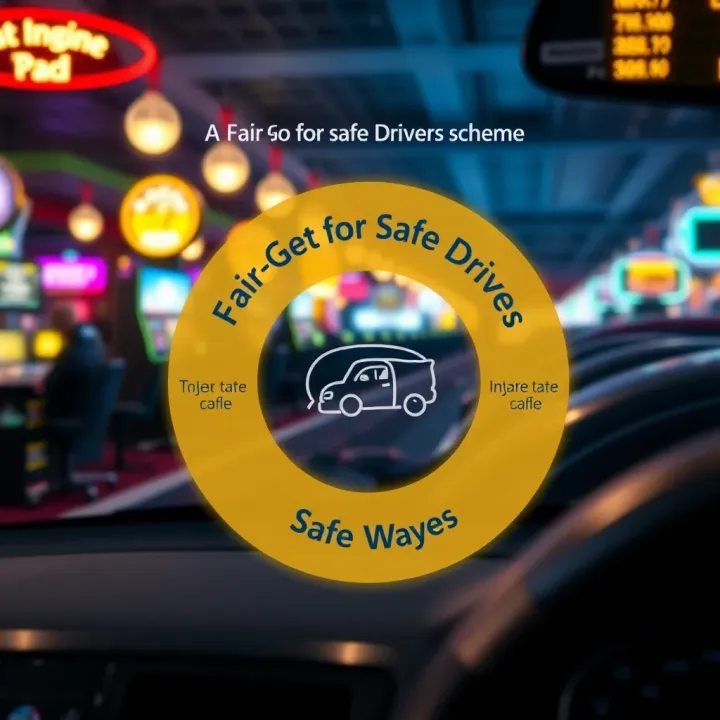 Diagram illustrating how the Fair Go for Safe Drivers scheme reduces insurance premiums in New South Wales