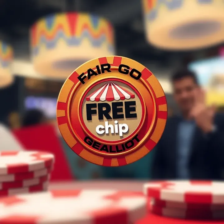 Illustration of a digital casino chip symbolizing a no deposit bonus offer