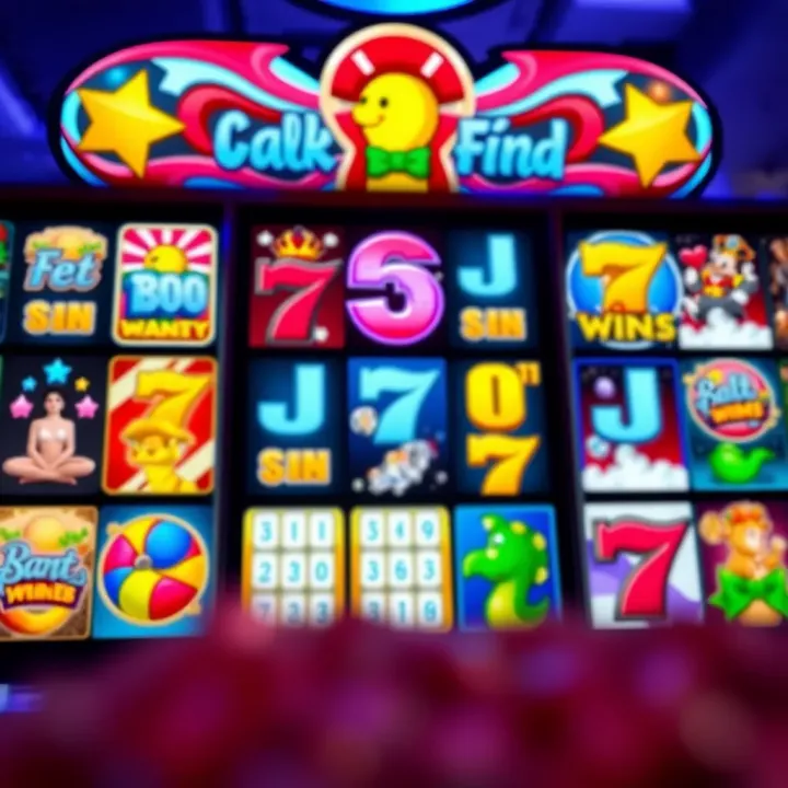 Colorful online pokies interface showing various game themes and vibrant reels