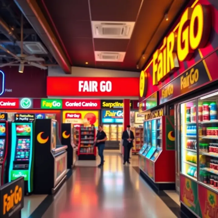Illustration of a retail store showcasing the Fair Go campaign's impact on customer confidence