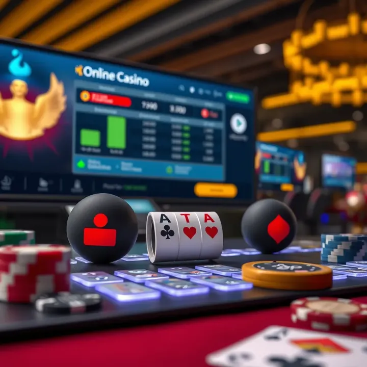 Secure online casino platform with multiple payment options icons