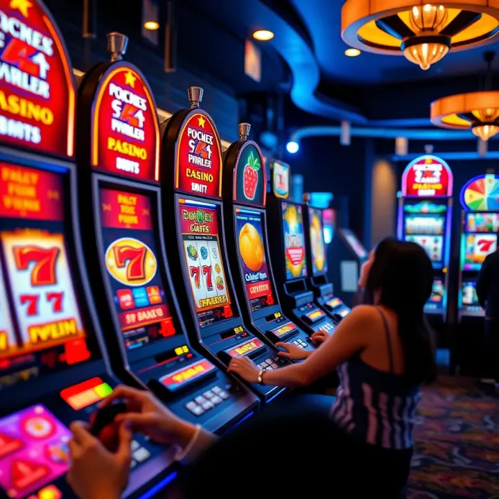 Illustration of online pokies gameplay on a digital casino platform
