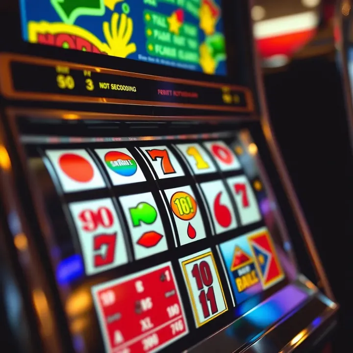 Classic Australian pokies machine displaying colorful reels with various symbols
